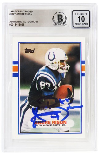Carta topps rookie - carta, firmata