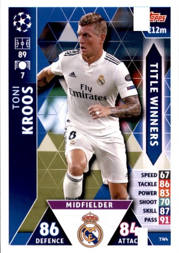 Champions league card - league, 18/19