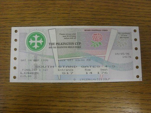 1996 biglietto rugby - 04/05/1996,