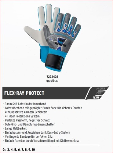 Guanto portiere erima flex ray - guanto,