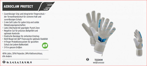 Guanto portiere erima aeroclaw - portiere,